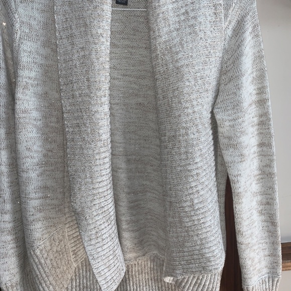 International Concepts “sparkle me up” heavy‎  shawl sequin cardigan - Picture 3 of 5